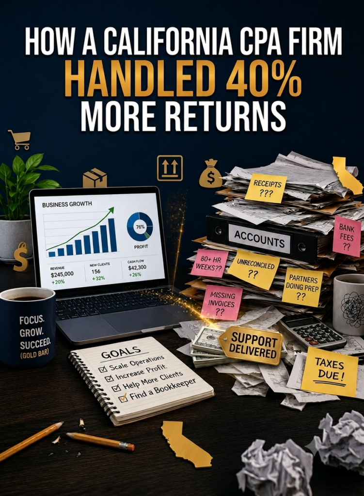 California CPA firm increasing tax return capacity through outsourced tax preparation support